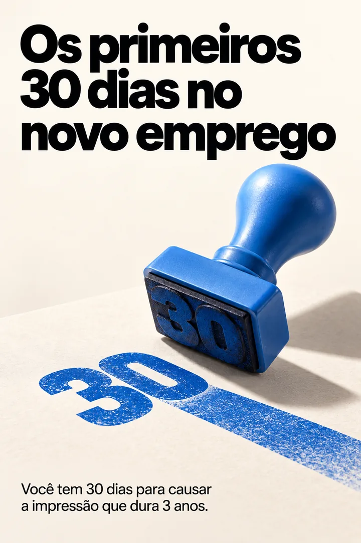 Capa do minicurso Os primeiros 30 dias no novo emprego